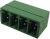 1803442, 160V 8A 4 Прямой pin 1 3.81мм Зеленый На плату-Cloe P=3.81мм Подключаемая Клеммная Колодка 1803442, 160V 8A 4 Прямой pin 1 3.81мм Зеленый На плату-Cloe P=3.81мм Подключаемая Клеммная Колодка