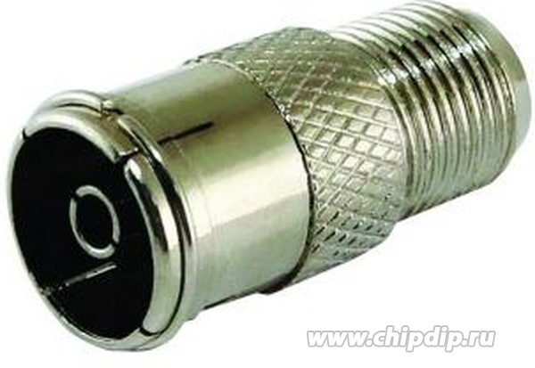 Переходник гнездо F - гнездо TV, инд. упаковка TDM Переходник гнездо F - гнездо TV, инд. упаковка TDM