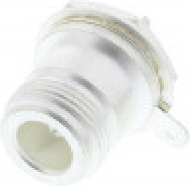 N socket 50 Ω, solder connection, straight, 1-1337417-0