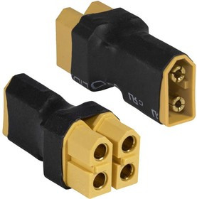 XT60 M TO F*2, Разъём для RC моделей , 2-х контактный