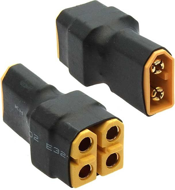 XT60 M TO F*2, Разъём для RC моделей , 2-х контактный