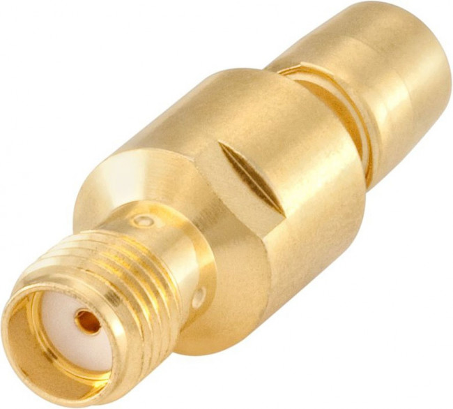 182487, Straight 50 RF Adapter SMB Socket to SMA Socket 4GHz