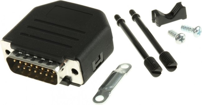 MHDTPPK15-DB15PK, Разъем D-Sub; PIN: 15; вилка; "папа"; прямой; пайк MHDTPPK15-DB15PK, Разъем D-Sub; PIN: 15; вилка; "папа"; прямой; пайк