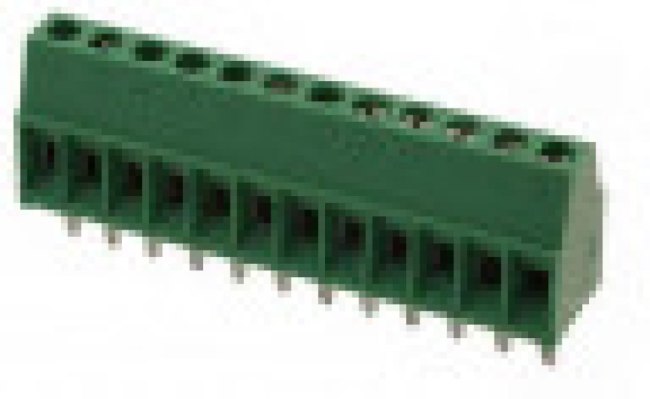 1-282834-2, Fixed Terminal Blocks 12P S/E 2.54mm GRN 1-282834-2, Fixed Terminal Blocks 12P S/E 2.54mm GRN