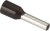 Bootlace Ferrule 1.5mm² Black 14mm
