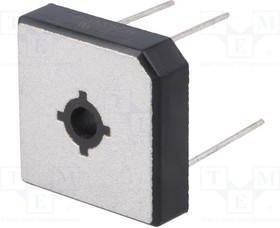 MBR3505W, Диодный мост: однофазный, Urmax: 50В, If: 35А, Ifsm: 400А, MBR-25W