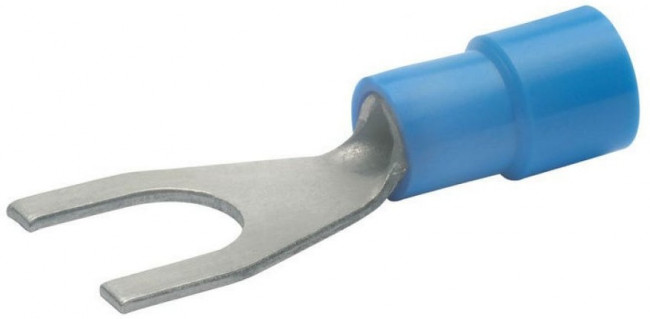 klk630C5, Вилочный изолир. наконечник 1,5-2,5мм2 под винт М 5 (синий)