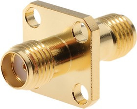 J01154A0011, Straight 50 RF Adapter SMA Socket to SMA Socket 18GHz