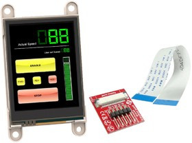 gen4-uLCD-28DT, gen4-uLCD-28DT TFT LCD Colour Display / Touch Screen, 2.8in, 240 x 320pixels