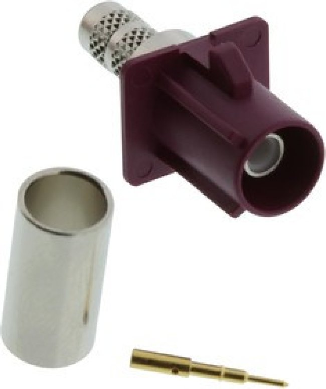 FA1-NDSP-C04-1, RF COAXIAL, FAKRA PLUG, 50 OHM, CABLE