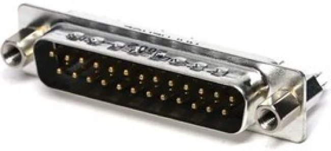 L717SDBG25POL2RM8, D-Sub Standard Connectors 25P Sz B Std Density Pin Straight PCB
