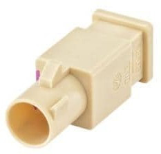 59Z114-000I, RF Connector Accessories Plastic housing Plug Straight I Beige