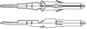 02-06-8103, Pin &amp; Socket Connectors PC TAIL MALE TIN