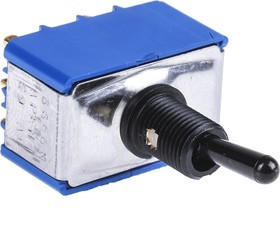 5666ADBGK, Toggle Switch, Panel Mount, On-On, 4PDT, Solder Lug Terminal, 30V dc