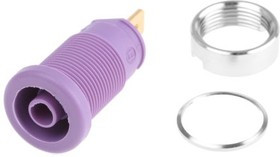 972355109, Violet Female Banana Plug Tab 1000V ac/dc