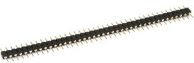 PLSS-40 (DS1004 1x40), Вилка штыревая 2.54мм 1х40pin прямая тип 2