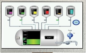 MCT070HDMI-B, TFT ЖК-дисплей, 7 ", 1024 x 600, Ландшафтный, RGB, 5В