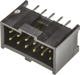 90130-1212, C-Grid III Series Straight Through Hole PCB Header, 12 Contact(s), 2.54mm Pitch, 2 Row(s), Shrouded