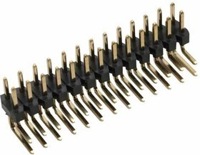 M22-2040805, Headers &amp; Wire Housings 8+8 DIL PIN HDR GOLD HORIZONTAL