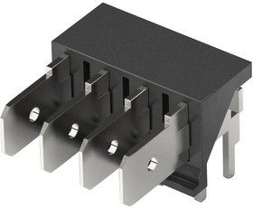 638263122003, Прямоугольный разъем питания, R/A, 3 контакт(-ов), WR-FAST, Монтаж на Печатную Плату