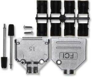 8655MH1501BLF, Корпус D Sub, DA, 180°, Корпус из Цинка 8655MH1501BLF, Корпус D Sub, DA, 180°, Корпус из Цинка