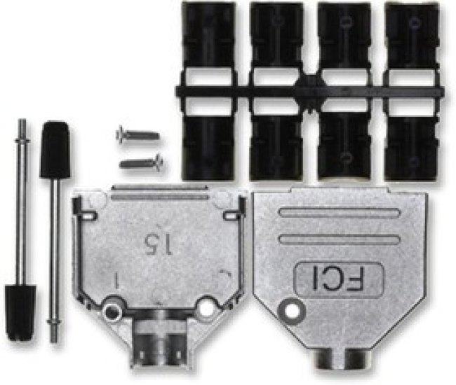 8655MH1501BLF, Корпус D Sub, DA, 180°, Корпус из Цинка 8655MH1501BLF, Корпус D Sub, DA, 180°, Корпус из Цинка