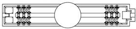 ASP-186899-01, Board to Board &amp; Mezzanine Connectors .050" SEARAY High-Speed High-Density Open-Pin-Field Array Socket