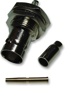 VB40-2061, Разъем РЧ / Коаксиальный, BNC Коаксиальный, Прямое Гнездо с Гайкой