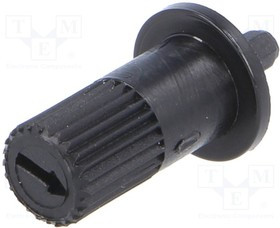 CA9MA 9009, Ручка, регулировочное колесо, черный, 13мм
