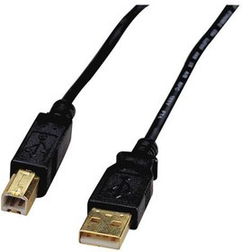 17-201081, USB Cables / IEEE 1394 Cables USB Patch Cord 2M Typ A Std-Typ B Std