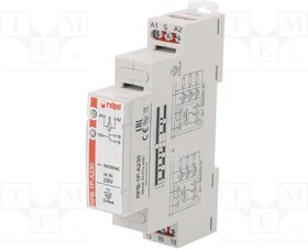 RPB-1P-A230, Реле: установочное, бистабильное, SPST-NO, 16А, 90x17,5x64,6мм