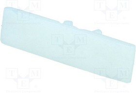 OZG-2.5-WH, Держатель, ZG-G2.5, белый, Шир: 5мм, полиамид, -25-100°C