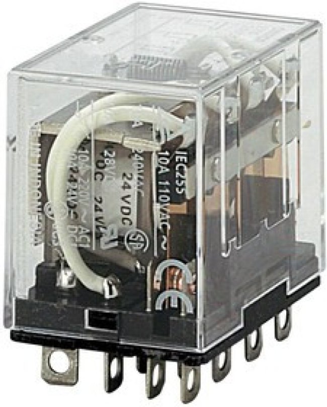 LY4I4N 24AC, Реле питания, 4PDT, 24 В AC, 10 А, LY Series, Гнездо, Без Защелки LY4I4N 24AC, Реле питания, 4PDT, 24 В AC, 10 А, LY Series, Гнездо, Без Защелки