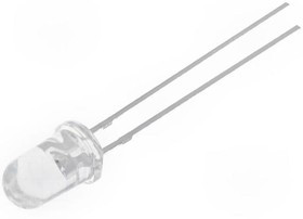 OSB5SA5111A-1MA, LED; 5mm; blue; 750?1120mcd; 15°; Front: convex; 2.6?3.3V