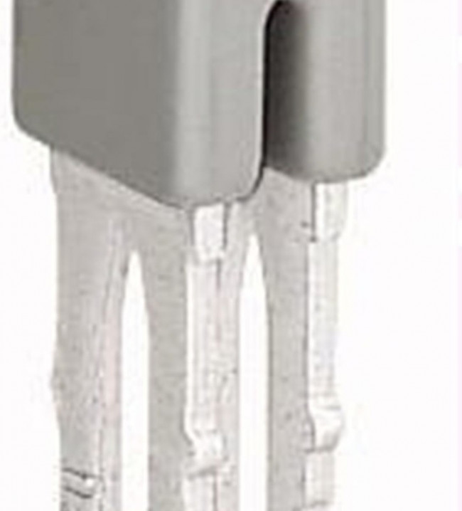 280-402, 2-конт. перемычка изолированная, серая