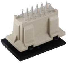 10148138-G0112ULF, Прямоугольный разъем, FCI Minitek BMI 10148138, 12 контакт(-ов), Штыревой Разъем, 2 мм