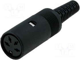 DC-018, Вилка; DIN; "мама"; PIN: 4; Конф: 216°; прямой; на провод DC-018, Вилка; DIN; "мама"; PIN: 4; Конф: 216°; прямой; на провод