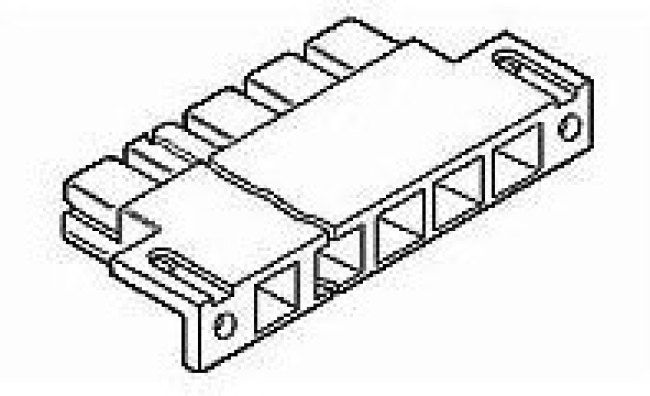 54489-2, Power to the Board 2 POS PWR LK HSNG