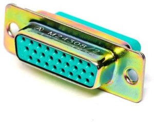 M24308/2-287Z, D SUB HOUSING CONNECTOR, RCPT, DA, 26POS