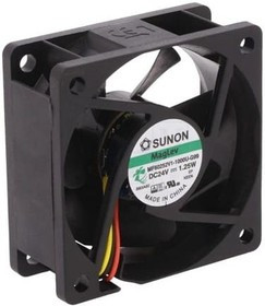 MF60252V1-G99-A, Вентилятор осевой, 24В DC, 60x60x25мм, подшипник Vapo, 39,72куб.м/ч, 27дБА MF60252V1-G99-A, Вентилятор осевой, 24В DC, 60x60x25мм, подшипник Vapo, 39,72куб.м/ч, 27дБА