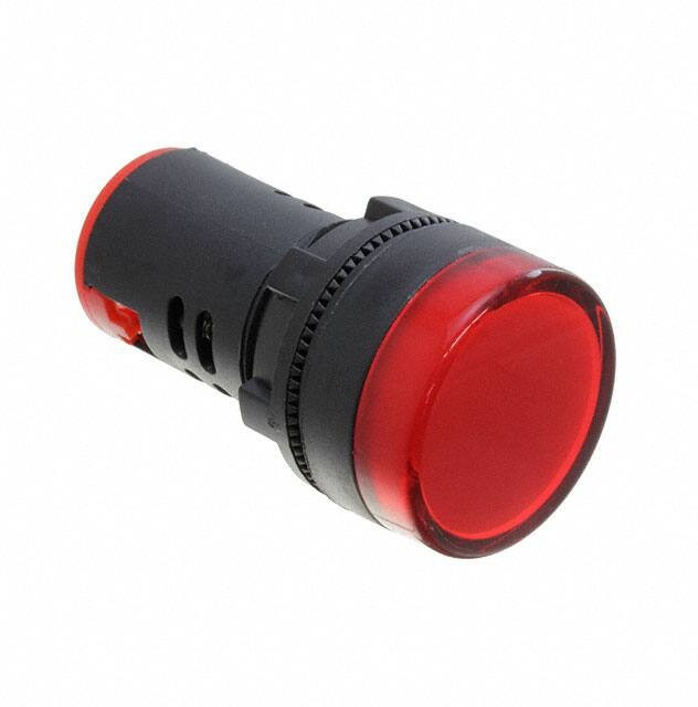 FL1P-22NA-1-R12V, LED Panel Mount Indicators LED RED 22MM NUT 12VAC/DC FL1P-22NA-1-R12V, LED Panel Mount Indicators LED RED 22MM NUT 12VAC/DC