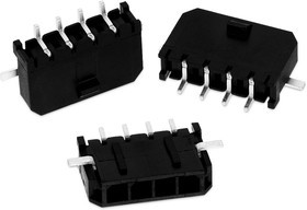 662104145021, Прямоугольный разъем питания, 4 контакт(-ов), Серия WR-MPC3, Монтаж на Печатную Плату