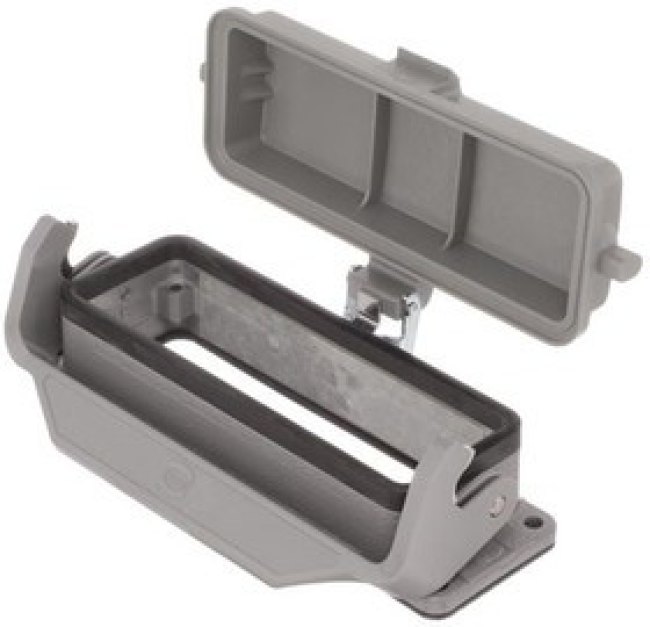 09340100304, Heavy Duty Power Connectors BS PNL 1 LVR THERMO HAN HVE