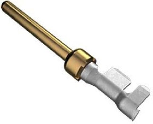 86564510064LF, Male Crimp D-sub Connector Contact, Gold over Nickel Signal, 28 24 AWG