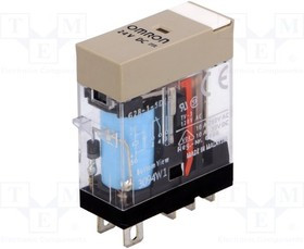 G2R-1-SD-24DC, Реле электромагнитное, SPDT, Uобмотки 24ВDC, 10A/250ВAC, 2500ВА