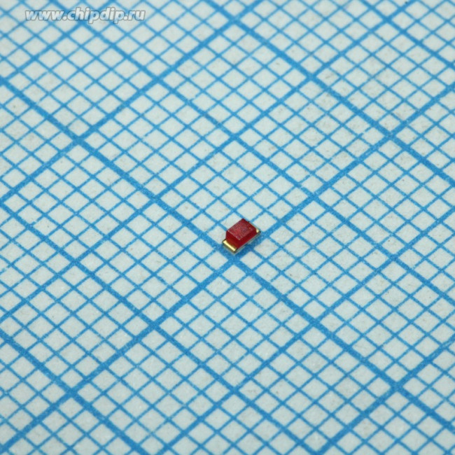 KPH-1608ID, Светодиод smd красный 625нм 2-Pin Chip LED лента на катушке