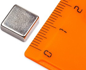 Неодимовый магнит прямоугольник 10х10х4 мм