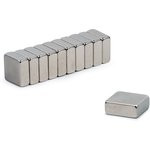 Неодимовый магнит прямоугольник 10х10х4 мм