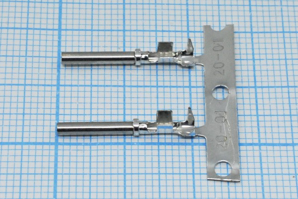 Клемма розетка, 1,02x1,9, 0,35-1,5мм2, луженая