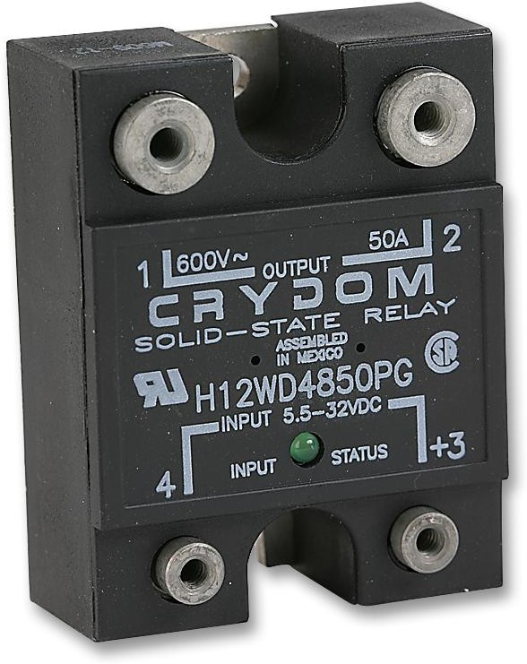 H12WD4850PG, Реле полупроводниковое 4-32В DC,50A/660В AC